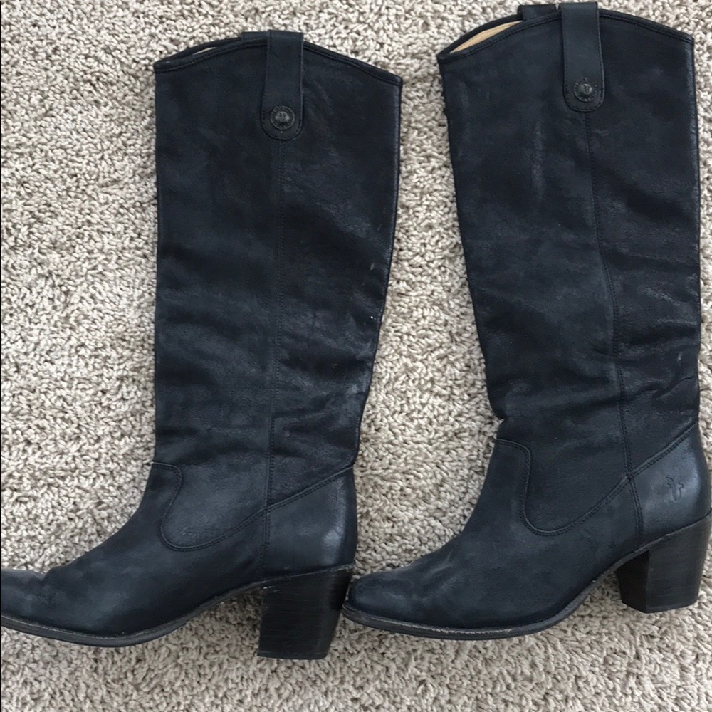 Frye Jackie button boots